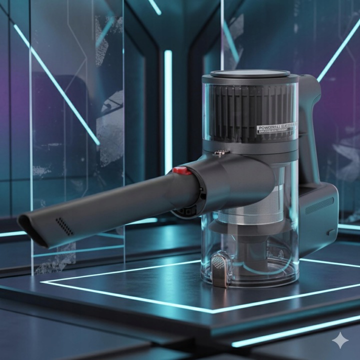 ODKURZACZ PIONOWY BEZPRZEWODOWY 31 kPa 400W HEPA Elektroszczotka LED