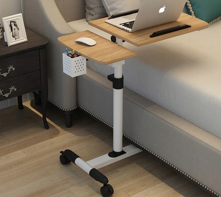 Stolik BIURKO na kółkach pod laptopa (E020)