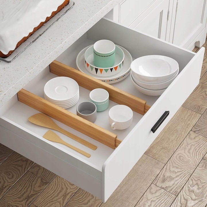 4x ORGANIZER DO SZUFLADY SZUFLAD PRZEGRÓDKA SEPARATOR PRZEGRODY