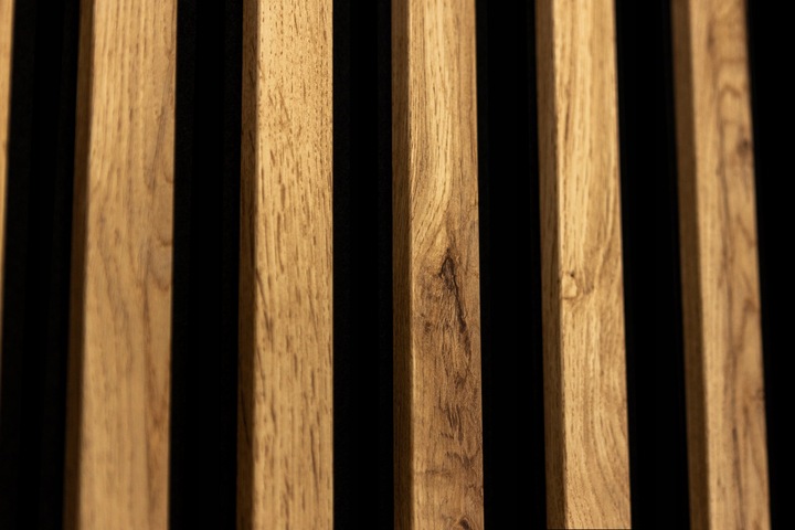 Lamele Ścienne na Płycie 275x58cm Panele Dekoracyjne 3D DĄB WOTAN i
