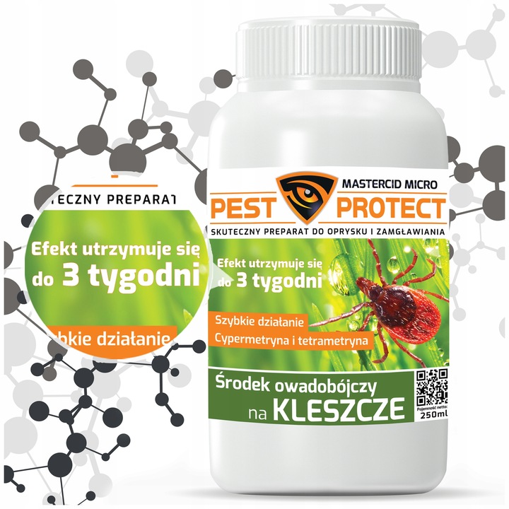 OPRYSK ŚRODEK PREPARAT NA KLESZCZE DO OGRODU MOCNY KONCENTRAT + GRATIS
