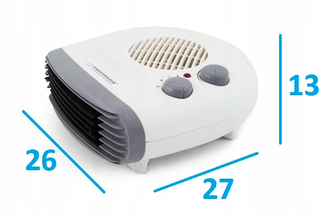 FARELKA MOCNY GRZEJNIK ELEKTRYCZNY TERMOWENTYLATOR OGRZEWACZ PIECYK 2000W