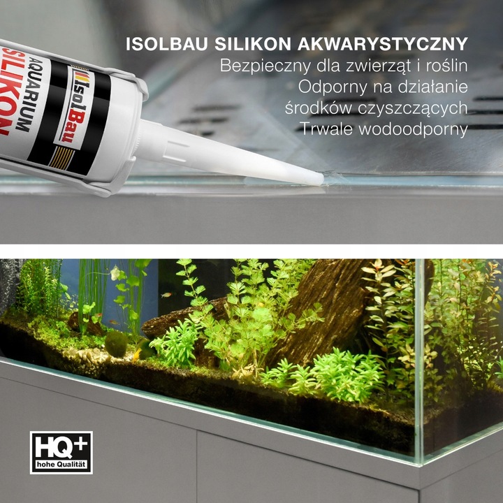 Silikon akwarystyczny czarny 300 ml