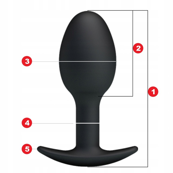 WIBRUJĄCY KOREK ANALNY Kulki Gejszy 8,4 cm Elastyczne Dla Kobiet i Mężczyzn