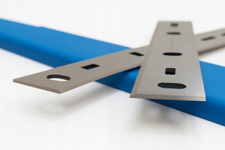 2 zapasowe noże HSS komplet do heblarki strugarki Scheppach HMS1070