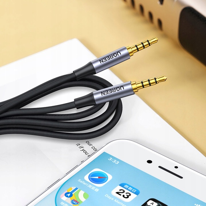 KABEL UGREEN MINI JACK 3.5mm DO MINIJACK 3.5mm PRZEWÓD AUDIO AUX 2M