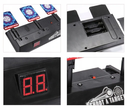 TARCZA elektroniczna do nerf STRZELNICA 3CELE E070