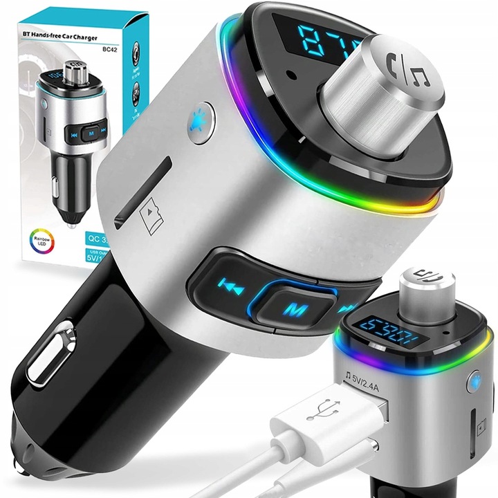 Radio samochodowe Bluetooth Kruger&Matz 1 DIN USB AUX Jack 3,5 mm