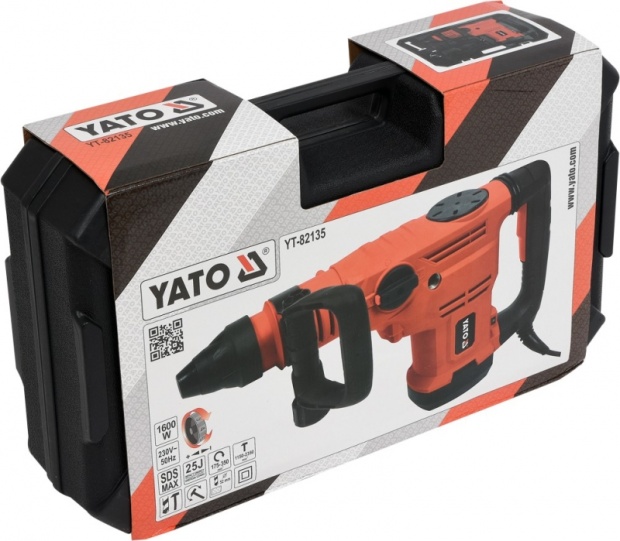 YATO MŁOT UDAROWY OBROTOWY 1600W SDS-MAX MŁOTOWIERTARKA 25J YT-82135