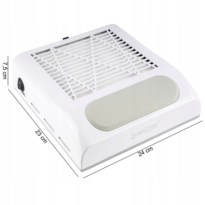 POCHŁANIACZ PYŁU DO PAZNOKCI BEZWORKOWY KASETOWY MANICURE FILTR 80W