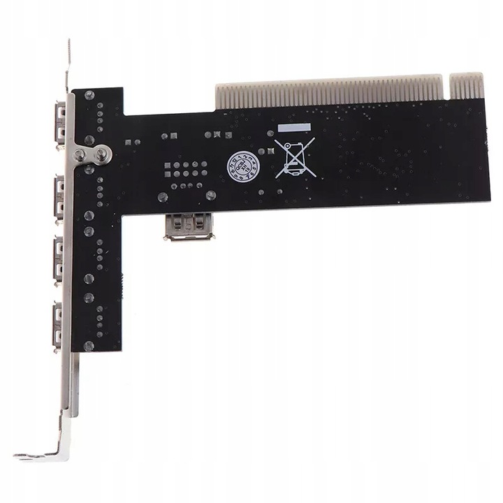Kontroler Adapter Karta PCI 32x - 4x USB 2.0 + 1x USB 2.0 Wewnętrzny