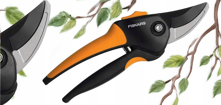 FISKARS SEKATOR NOŻYCOWY OGRODOWY DO GAŁĘZI OSTRE OTRZE M SoftGrip