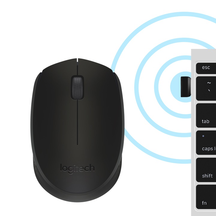 Mysz bezprzewodowa Logitech B170 optyczna czarna