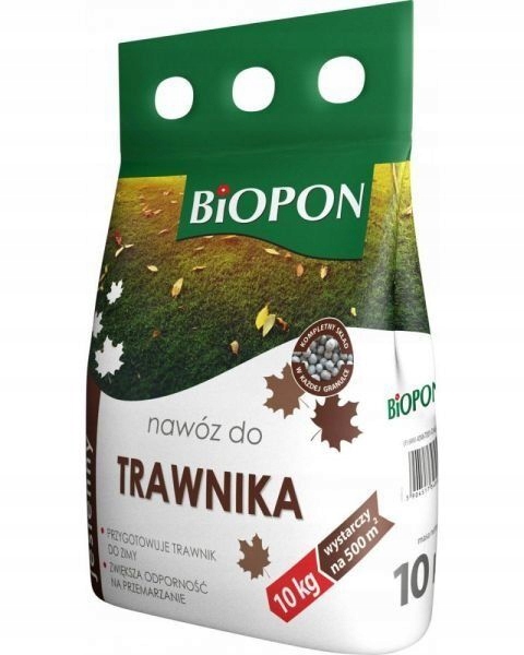 Nawóz JESIENNY do trawnika Biopon 10 kg