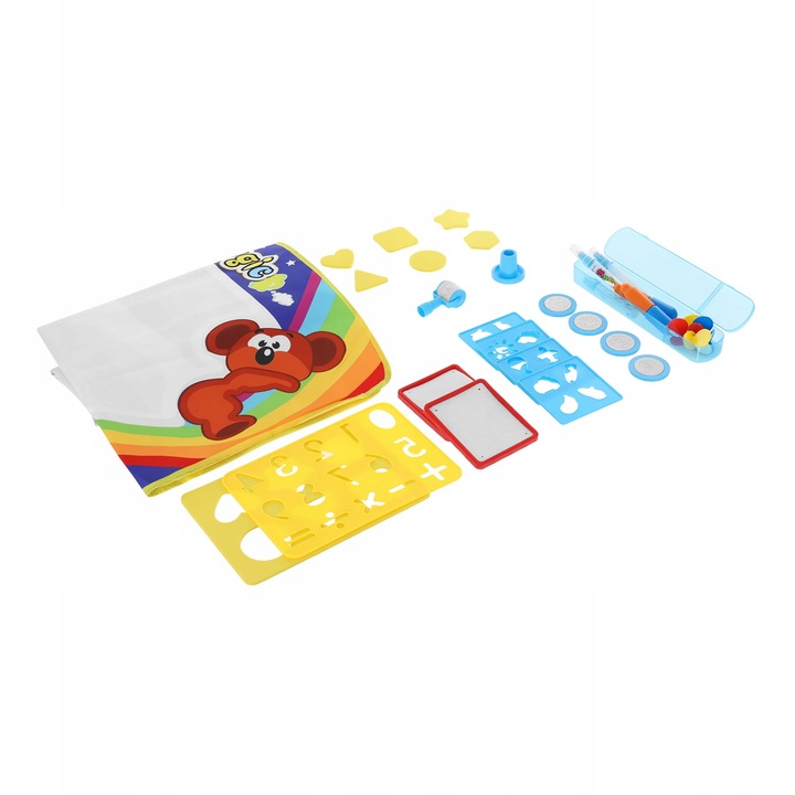 DUŻA MATA WODNA DO MALOWANIA PISAKAMI WODNYMI MATA 100x80 PIECZĄTKI PISAKI