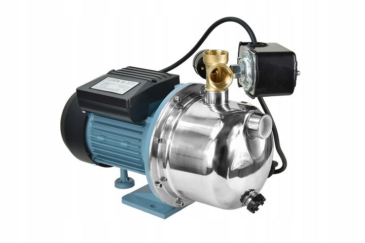 POMPA HYDROFOROWA POWIERZCHOWNA INOX DO WODY WYDAJNA MOCNA Z OSPRZĘTEM