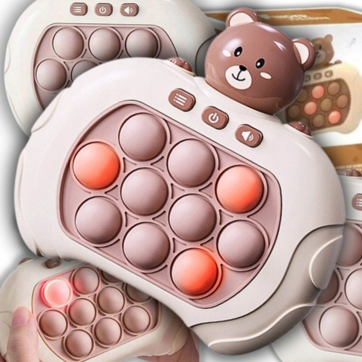 GRA POP IT POPIT MIS GAME ELEKTRYCZNA ZRĘCZNOŚCIOWA XL + GRATIS 3 BATERIE