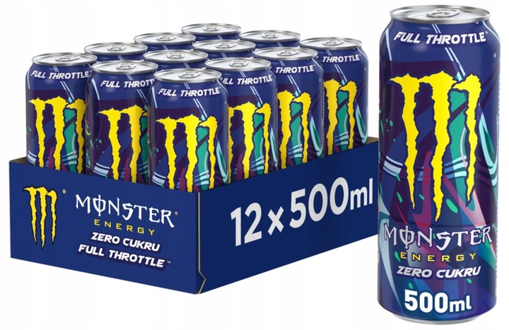 Monster Energy Full Throttle Napój energetyczny 12x 500 ml