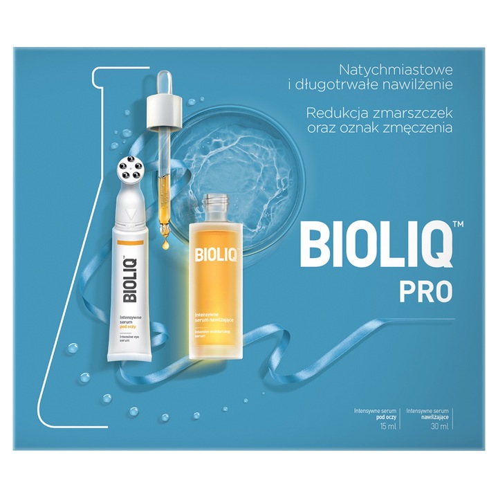BIOLIQ PRO serum pod oczy 15 ml + Intensywne serum nawilżające 30ml