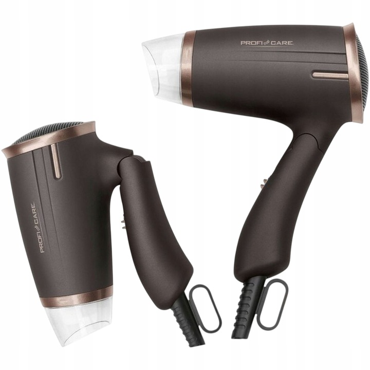 SUSZARKA DO WŁOSÓW SKŁADANA Turystyczna MOCNA 1400W Zimny Nawiew