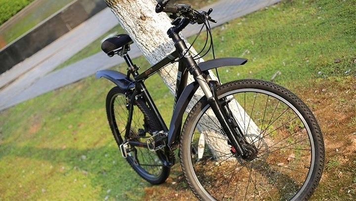 BŁOTNIKI ROWEROWE ZESTAW KOMPLET PRZÓD TYŁ WACHLARZE 26 27 28 29 CZARNY