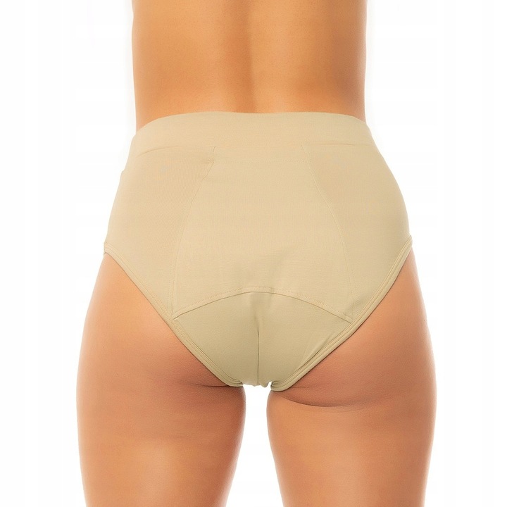 Majtki menstruacyjne Ecomodi wykonane z bambusa, bardzo wysokie -