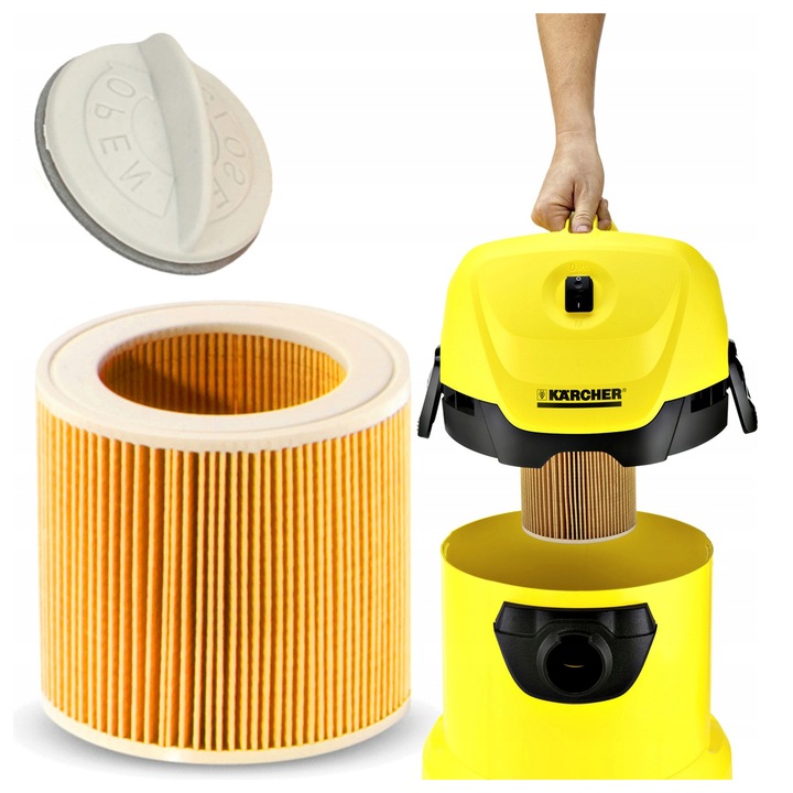 Worki do odkurzacza KARCHER WD 3 WD 2 Worek WD3 Zestaw 10szt + Filtr