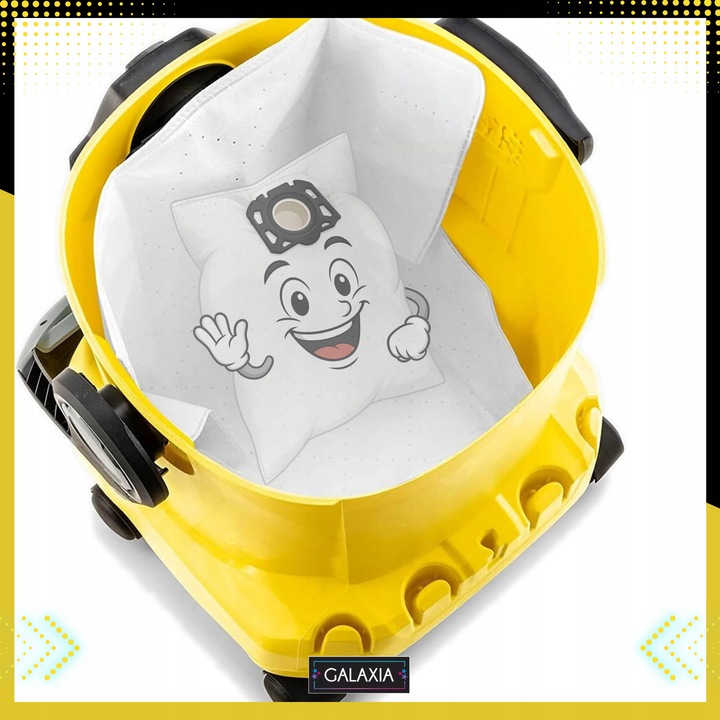 10x Worki do odkurzacza KARCHER WD4 WD5 WD6 MV4 MV5 MV6 SE 5.1000 +