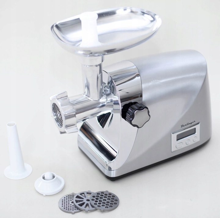 Maszynka do mięsa BERLINGER 2200W metalowa obudowa z regulacją obrotów