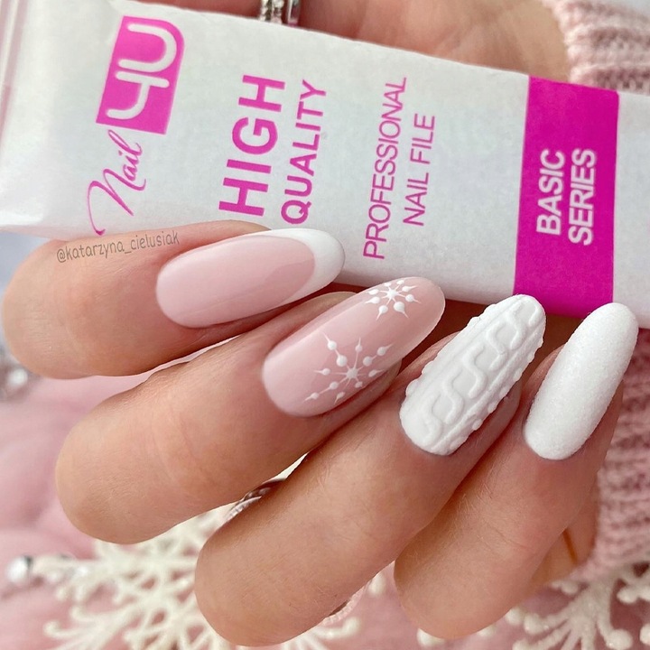 Pilnik do paznokci NAIL4U Łódka Gradacja 180/240 Zestaw 25 sztuk