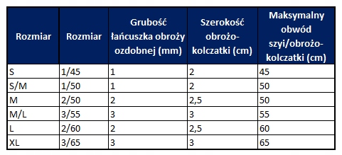 Kolczatka dla Dużego Psa Obroża Zaciskowa Regulowana Treningowa 3/65CM r XL