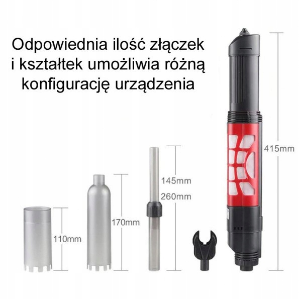 SunSun HXS-01 odmulacz automatyczny do akwarii od 20 do 76cm
