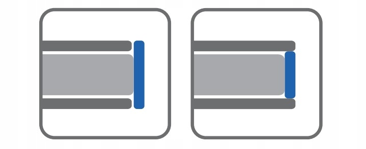 Prowadnica kulkowa H45 GTV PRO do szuflad 550 mm pełny wysuw udźwig
