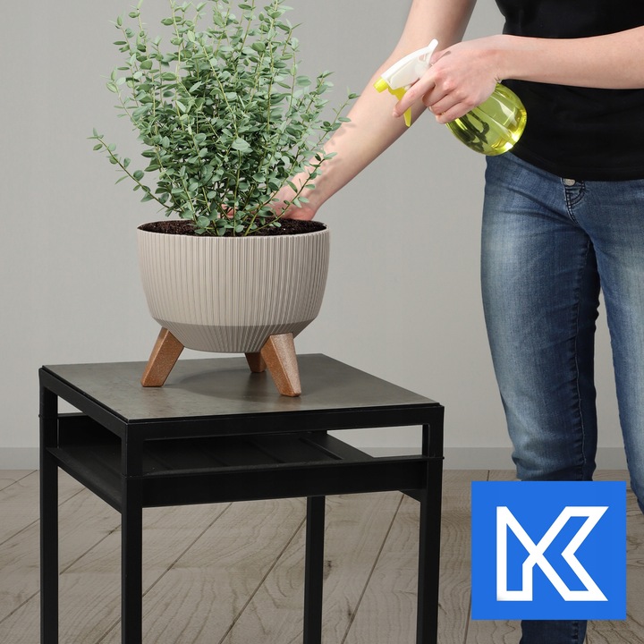 DONICZKA DONICA OSŁONKA NA NÓŻKACH WKŁAD KWIETNIK 24cm BEŻOWA MISA