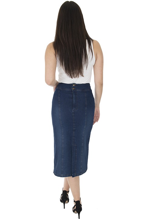 SPÓDNICA JEANS MAXI (38-58) KOLORY r.46