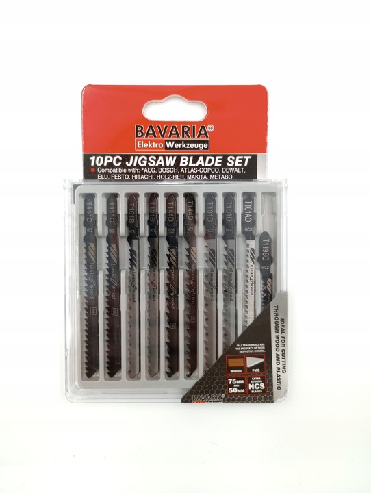 WYRZYNARKA PRZECINARKA PIŁA DO DREWNA + 11 NOŻY BAVARIA