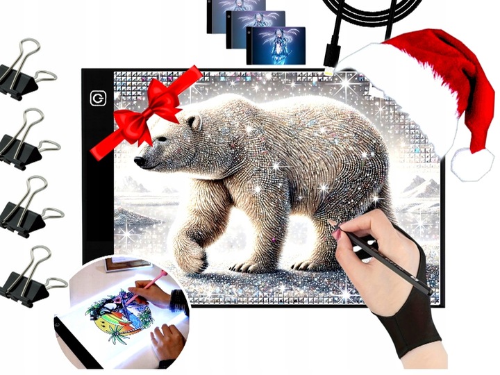 TABLET GRAFICZNY + RĘKAWICZKA DO TABLETU + 4 KLIPSY! ZESTAW TYLKO TU! DESKA