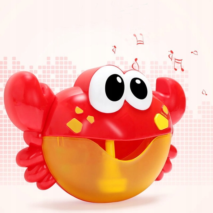 LT260 KRAB DO KĄPIELI ROBIENIA PIANY Z MELODIAMI