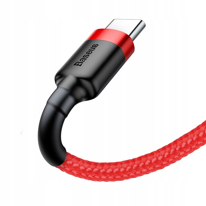 BASEUS MOCNY KABEL USB USB-C TYP-C PRZEWÓD OPLOT QUICK CHARGE 3.0 2A 3M