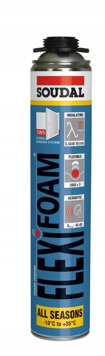 SOUDAL Pianka Flexifoam 750 ml 118685
