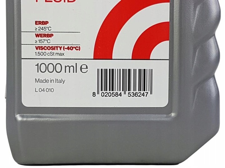 BREMBO PŁYN HAMULCOWY DOT-4 DOT 4 1000 ML 1L