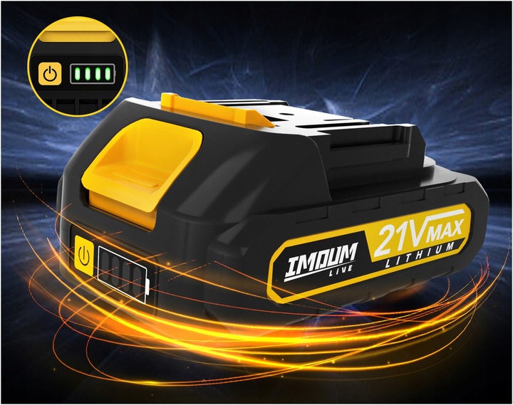 NOŻYCE DO ŻYWOPŁOTU AKUMULATOROWE DO KRZEWÓW IMOUM AKUMULATOR 4.0AH