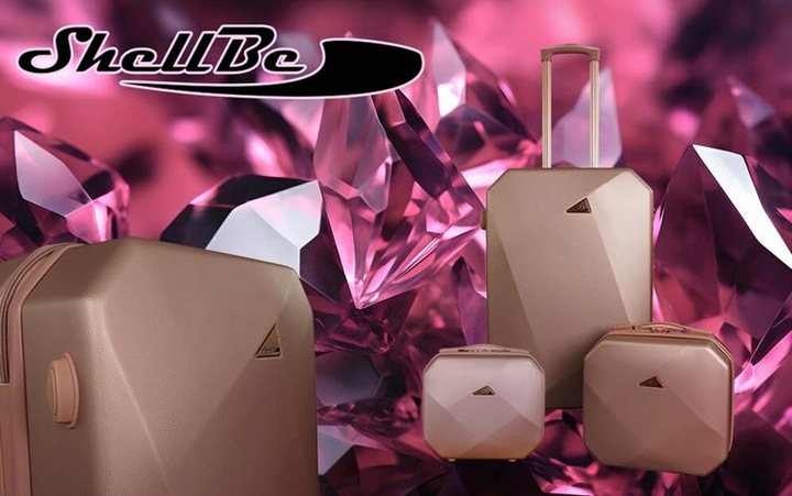 WALIZKA PODRÓŻNA ELEGANCKA MOCNA ABS 4 KÓŁKA XL