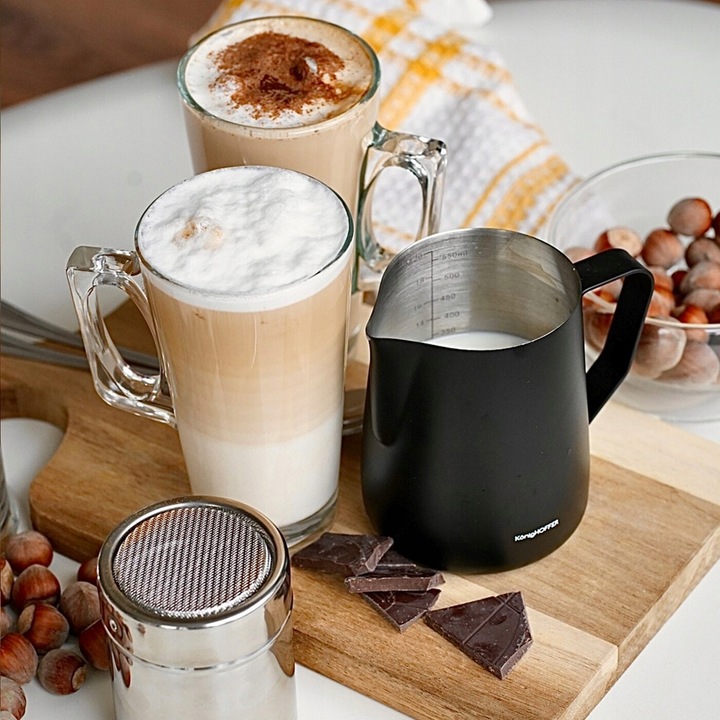 Dzbanek DO SPIENIANIA MLEKA metalowy MLECZNIK 0,6l