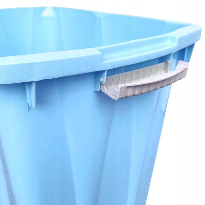 KOSZ NA ZABAWKI 60 L DUŻY POJEMNIK KUFER SKRZYNIA ORGANIZER KÓŁKA POJEMNY