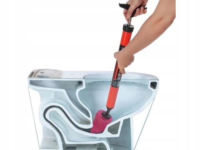 PRZEPYCHACZ DO RUR DO UDRAŻNIANIA KANALIZACJI POMPKA WC SYFONÓW ZLEWU