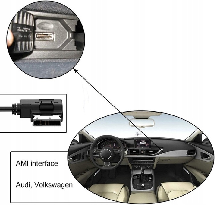 ADAPTER AMI MMI 3G BLUETOOTH 5 AUDI Q5 A5 A7 R7 S5 Q7 BEZPRZEWODOWA MUZYKA