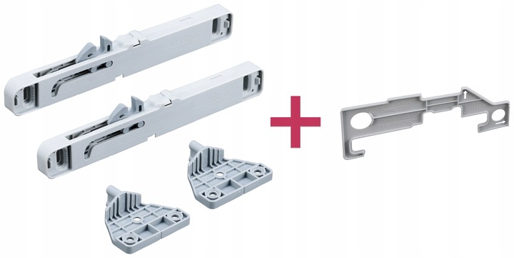Zestaw spowalniaczy do szuflad