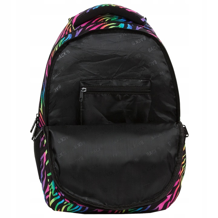 PLECAK SZKOLNY DLA DZIEWCZYNY MŁODZIEŻOWY TĘCZOWA PANTERKA 2024 KOLEKCJA