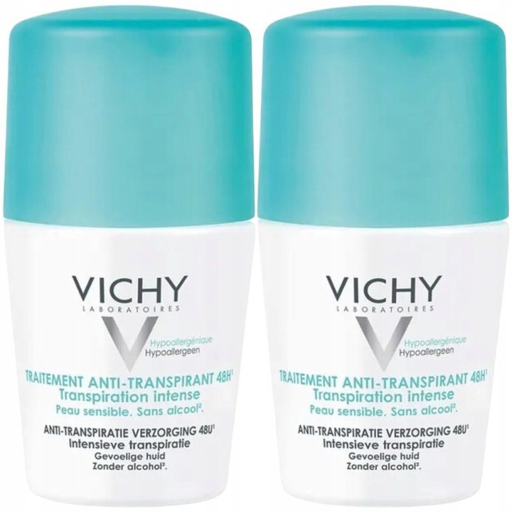 Vichy Antyperspirant w Kulce Przeciw Intensywnemu Poceniu 48h 2x50ml